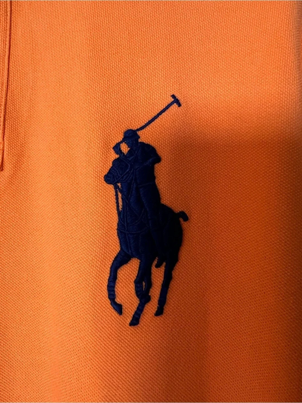 Polo by Ralph Lauren Orange Short-Sleeve Big Pony Polo Shirt - Classic Fit